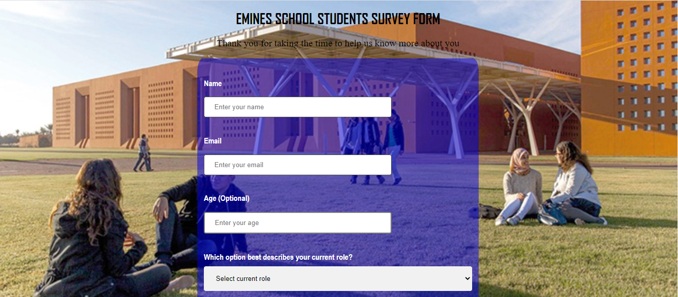 Survey Web Site